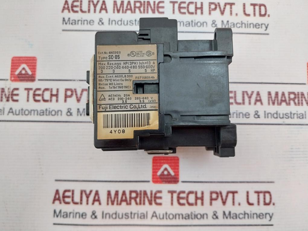 Fuji Electric Sc-05 [13] Magnetic Contactor 4Nc0G0