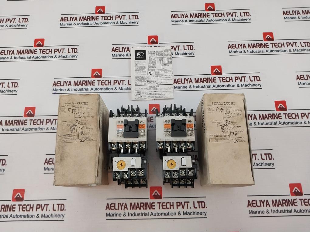 Fuji Electric Sc-05[13] Magnetic Switch With Tr-0N/Tr-on Thermal Overload Relay