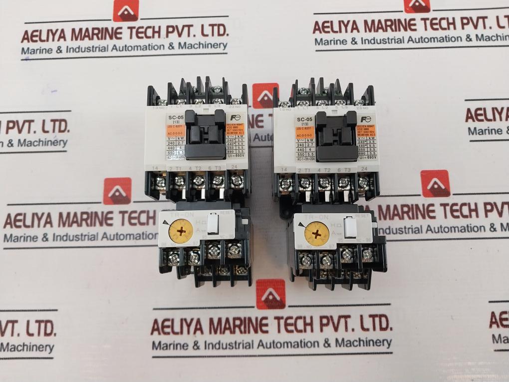 Fuji Electric Sc-05[13] Magnetic Switch With Tr-0N/Tr-on Thermal Overload Relay