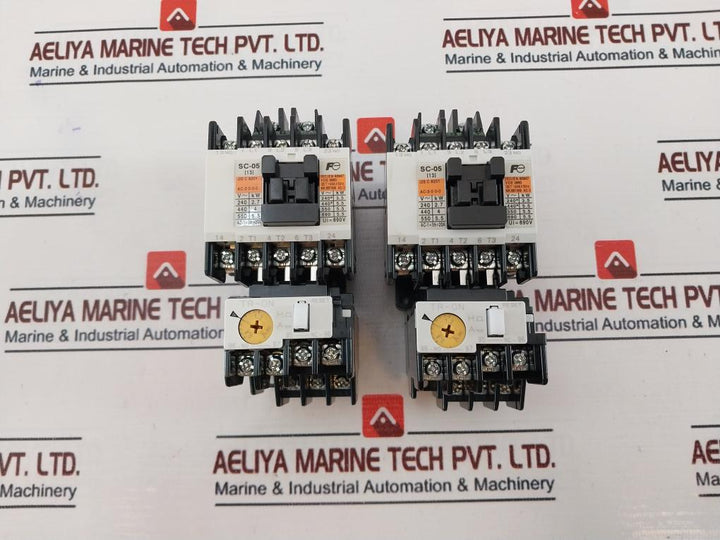 Fuji Electric Sc-05[13] Magnetic Switch With Tr-0N/Tr-on Thermal Overload Relay