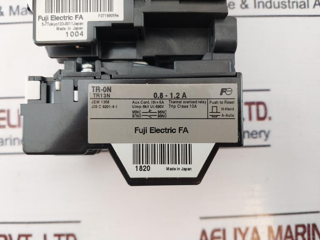Fuji Electric Sc-05[13] Magnetic Switch With Tr-0N/Tr-on Thermal Overload Relay