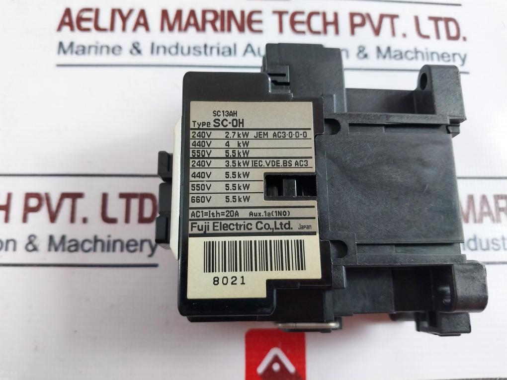 Fuji Electric Sc-0H [13] Magnetic Contactor 200V 50Hz 200-220V 60Hz
