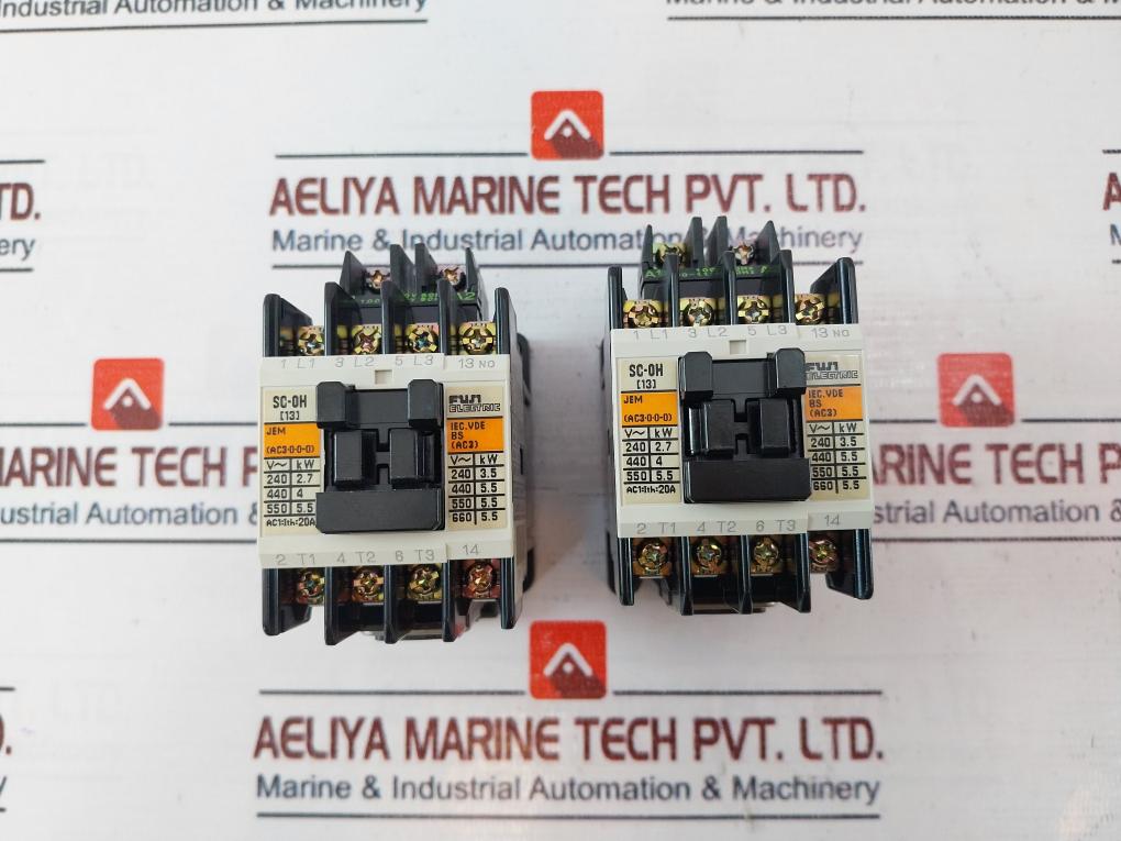 Fuji Electric SC-0H [13] Magnetic Contactor Jem (Ac3.0.0-0) 20A 100V 50Hz