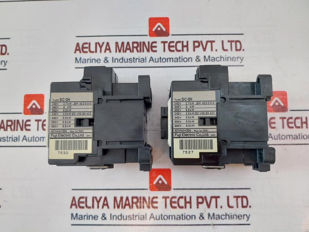 Fuji Electric SC-0H [13] Magnetic Contactor Jem (Ac3.0.0-0) 20A 100V 50Hz