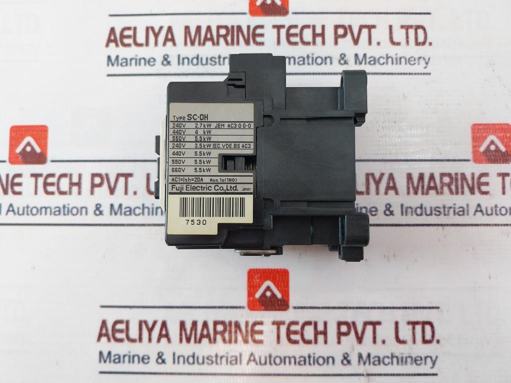 Fuji Electric SC-0H [13] Magnetic Contactor Jem (Ac3.0.0-0) 20A 100V 50Hz
