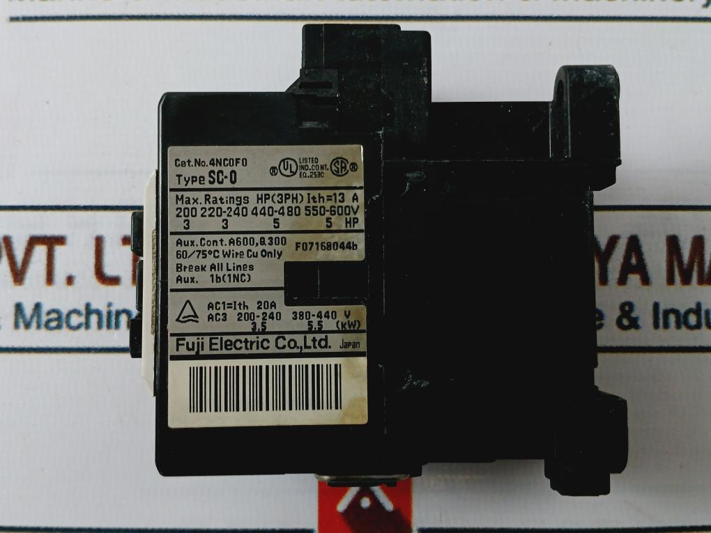 Fuji Electric Sc-0[13] Magnetic Contactor 4Nc0F0