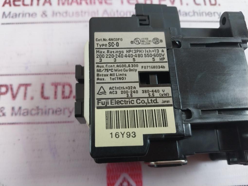 Fuji Electric Sc-0 [13] Magnetic Contactor 4Nc0F0