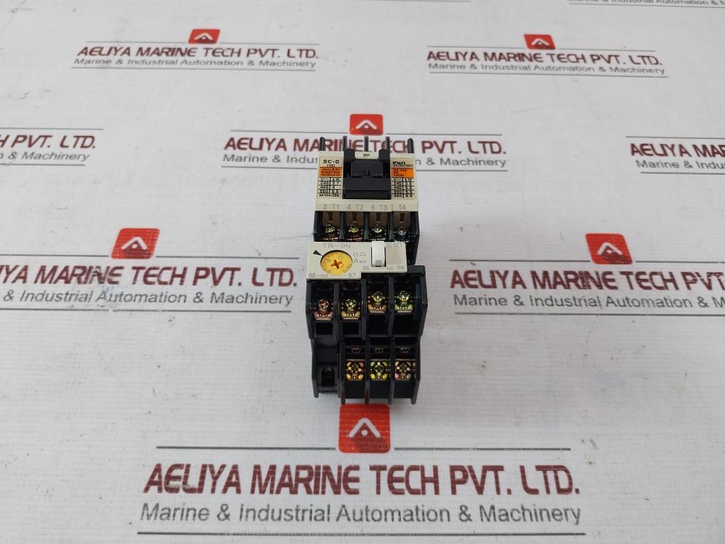 Fuji Electric Sc-0 [13] Magnetic Contactor 4Nc0F0 600V Ac A600, Q300 7-11A