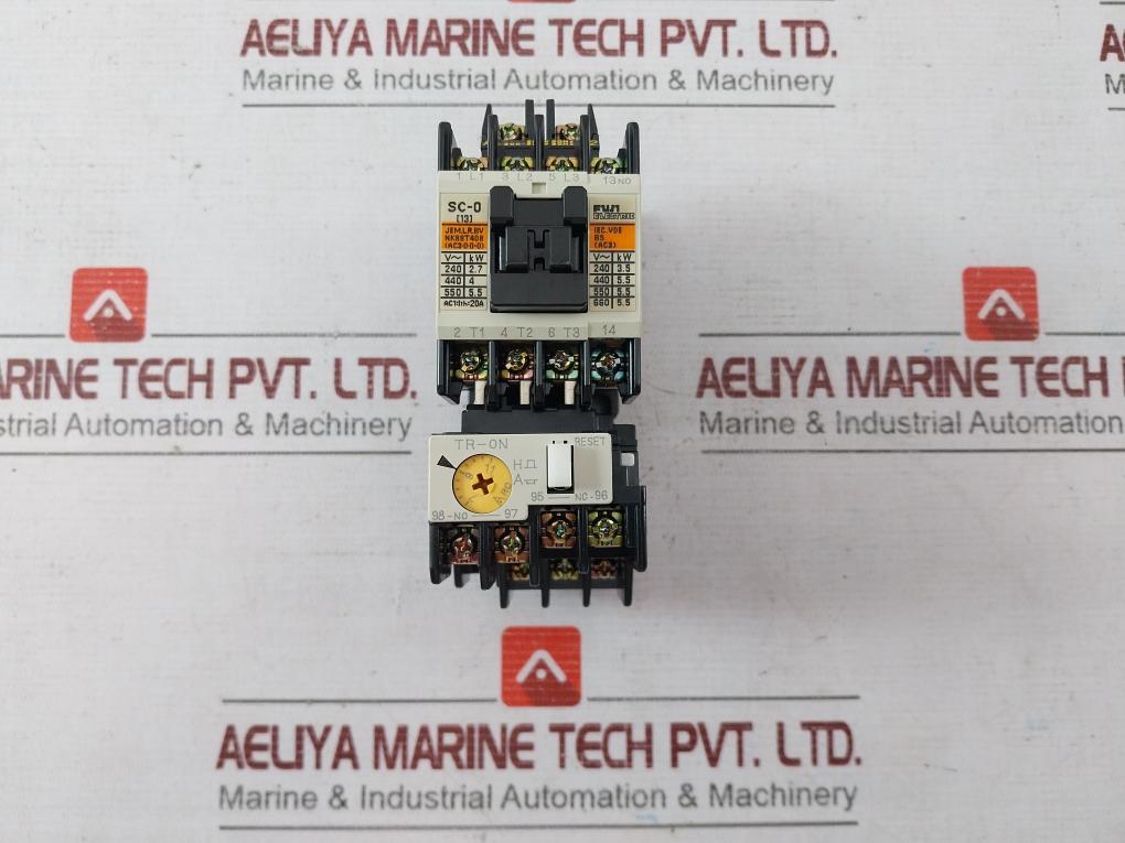 Fuji Electric Sc-0 [13] Magnetic Contactor 4Nc0F0 600V Ac A600, Q300 7-11A