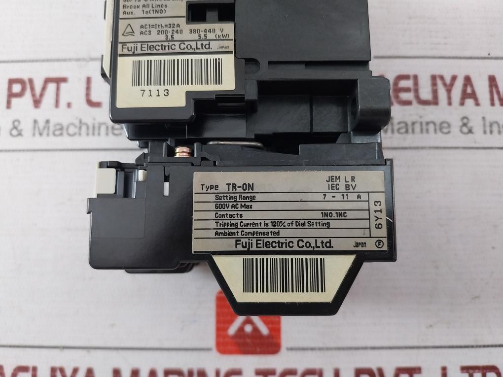 Fuji Electric Sc-0 [13] Magnetic Contactor 4Nc0F0 600V Ac A600, Q300 7-11A