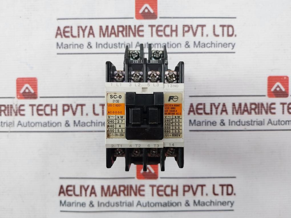 Fuji Electric Sc-0 [13] Magnetic Contactor 50/60Hz