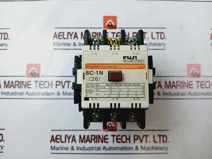 Fuji Electric Sc-1n Magnetic Contactor 50a 380-400v 50hz