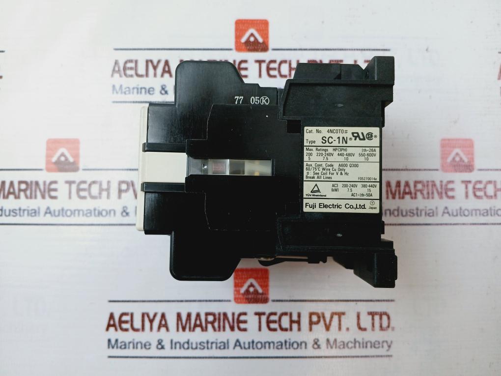 Fuji Electric Sc-1n Magnetic Contactor 50a 380-400v 50hz