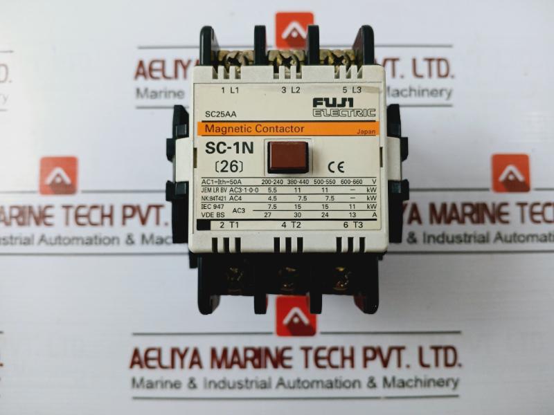 Fuji Electric Sc-1N Standard Type Magnetic Contactor/Starter Sc25Aa
