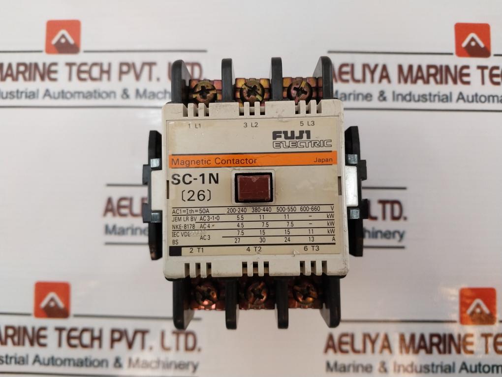 Fuji Electric Sc-1N[26] Magnetic Contactor 50A