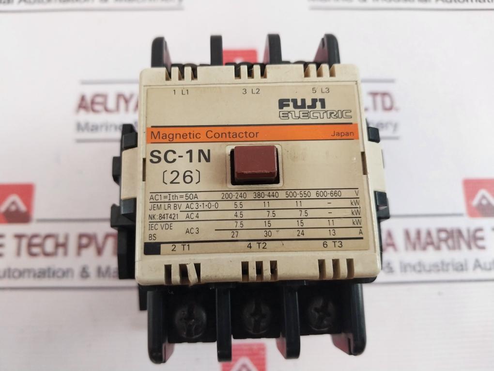 Fuji Electric Sc-1N [26] Magnetic Contactor – Aeliya Marine Tech