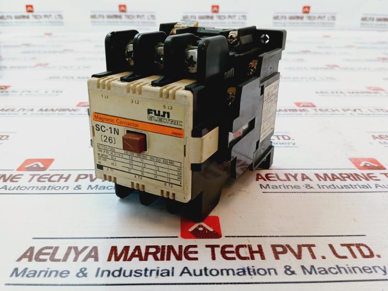 Fuji Electric Sc-1n [26] Magnetic Contactor 60/75°c Wire Cu Only