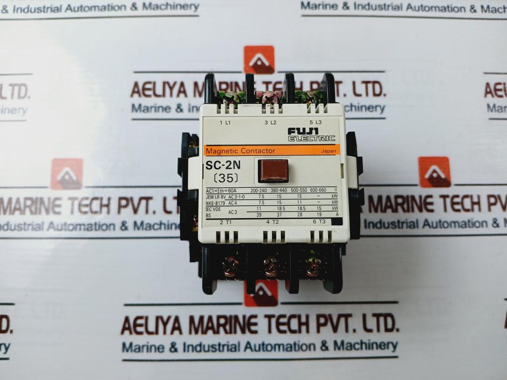 Fuji Electric Sc-2n Magnetic Contactor 35a 50/60hz