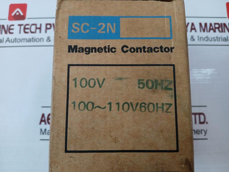 Fuji Electric Sc-2N Magnetic Contactor 4Nc1Q0 60A 100V 50Hz 100-110V 60Hz