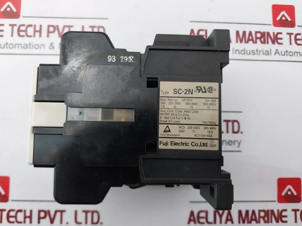 Fuji Electric Sc-2N Magnetic Contactor 60A 200-220V F05270024G