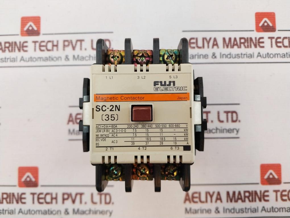 Fuji Electric Sc-2n [35] Magnetic Contactor 60a 380~400v 50/60hz ...