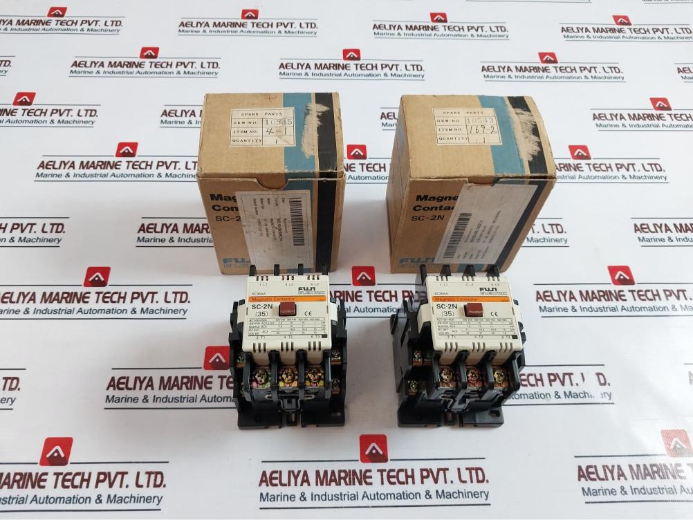 Fuji Electric Sc-2n [35] Magnetic Contactor 88150-00.150214 60a 400-440v 60hz