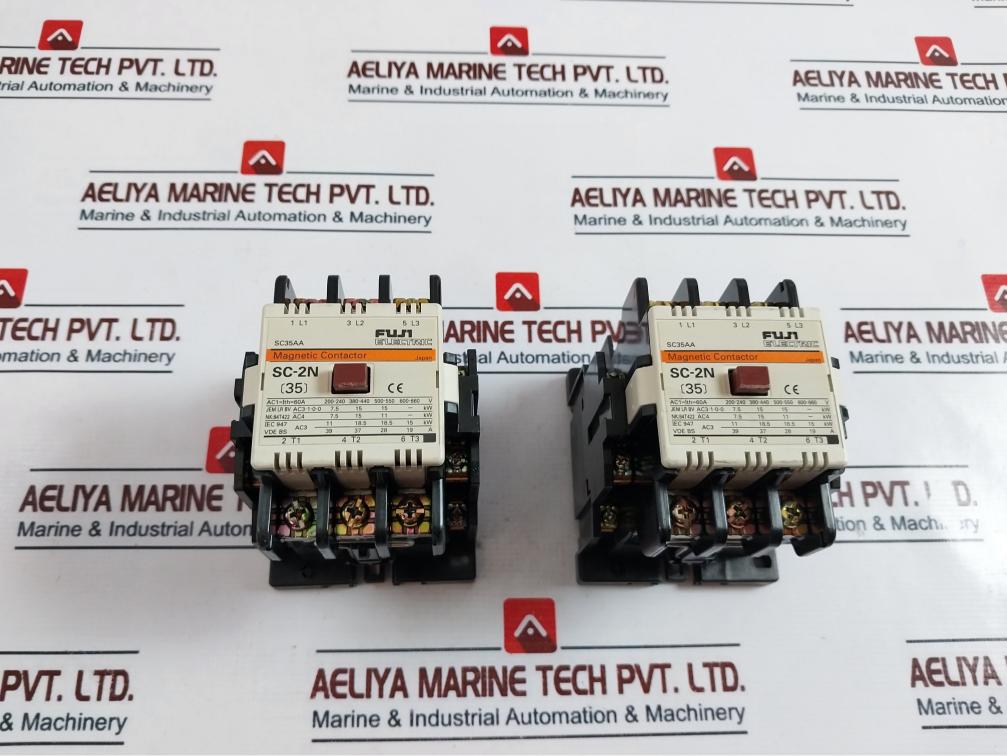 Fuji Electric Sc-2n [35] Magnetic Contactor 88150-00.150214 60a 400-440v 60hz