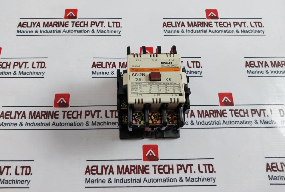 Fuji Electric Sc-2n [35] Magnetic Contactor 88150-00.150214 60a 400-440v 60hz