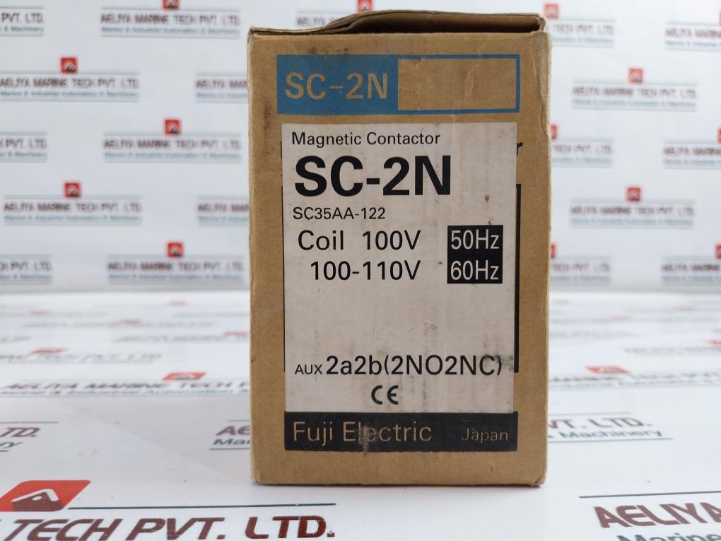Fuji Electric Sc-2n [35] Sc35aa-122 Magnetic Contactor Sc-2n 3a 100-110v 50/60hz