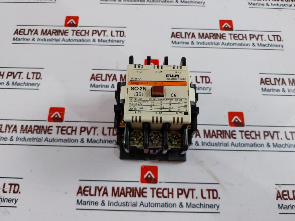 Fuji Electric Sc-2n [35] Sc35aa-122 Magnetic Contactor Sc-2n 3a 100-110v 50/60hz