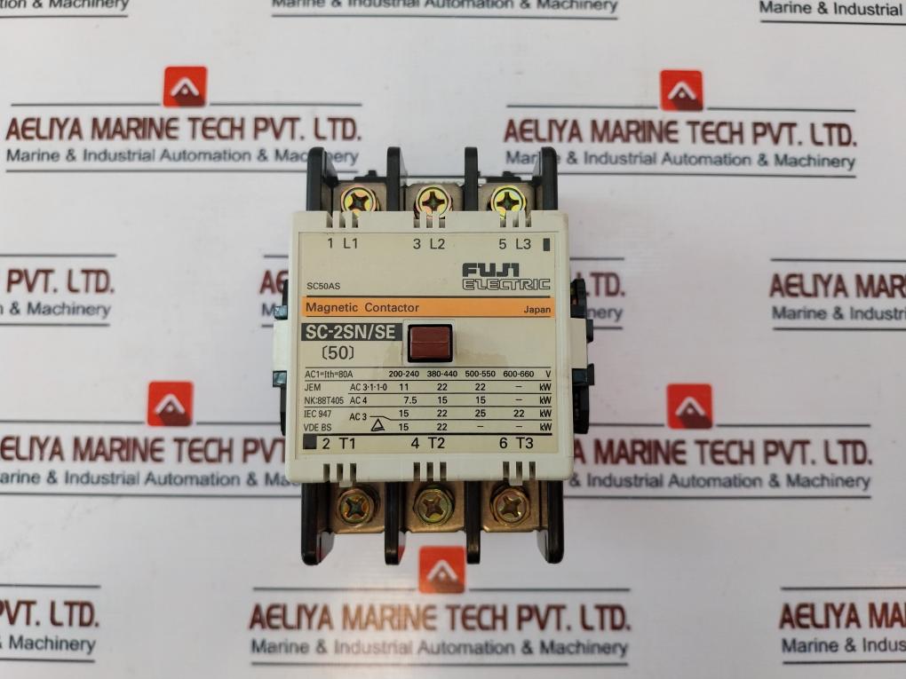 Fuji Electric Sc-2Sn/Se [50] Magnetic Contactor 24-25V 50/60Hz