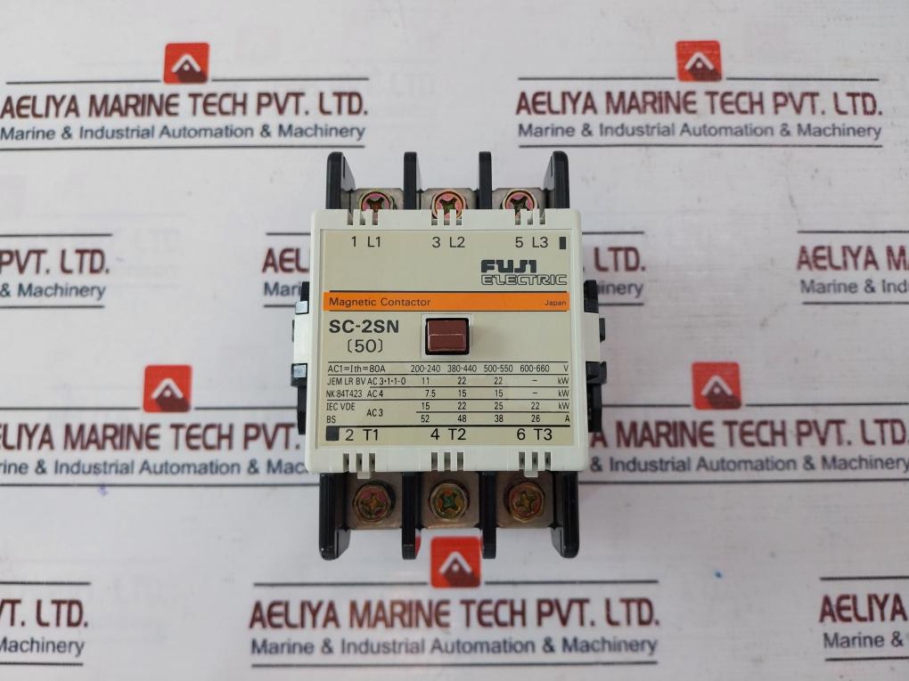 Fuji Electric Sc-2Sn (50) Magnetic Contactor 4Nc2F0# , 100V 50Hz