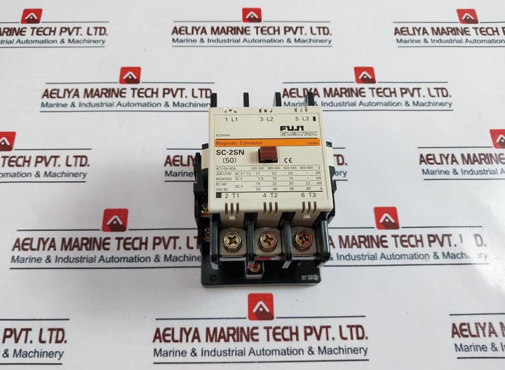 Fuji Electric Sc-2Sn (50) Magnetic Contactor 88310-00.039214 80A 100-110V 60Hz