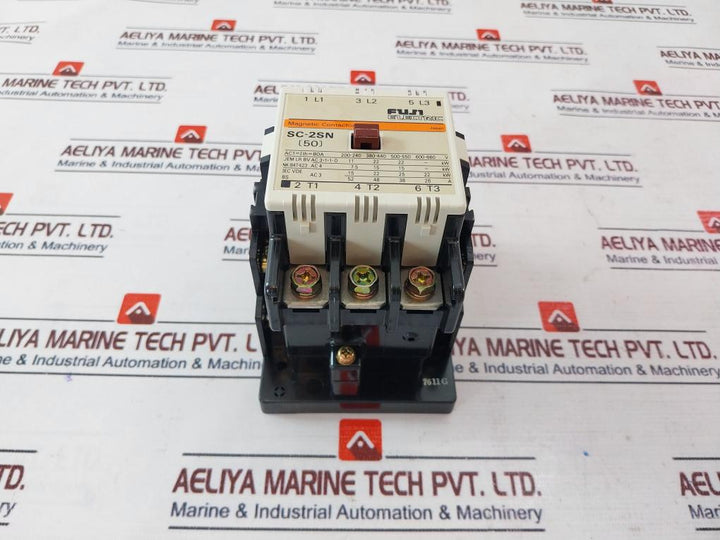 Fuji Electric Sc-2Sn (50) Magnetic Contactor 4Nc2F0# , 100V 50Hz