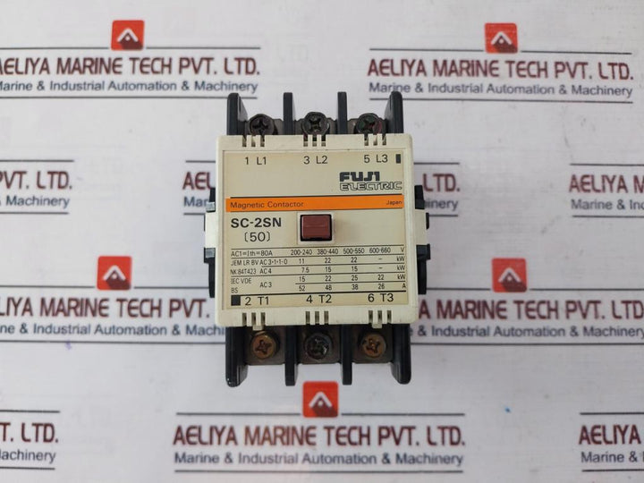 Fuji Electric Sc-2Sn (50) Magnetic Contactor 4Nc2F0#