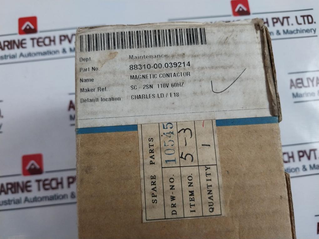 Fuji Electric Sc-2Sn (50) Magnetic Contactor 88310-00.039214 80A 100-110V 60Hz