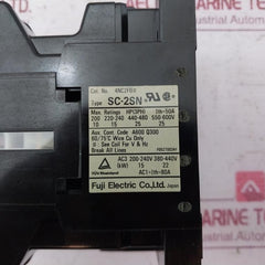 Fuji Electric Sc-2Sn (50) Thermal Overload Relay Magnetic Contactor 50A 380-400V