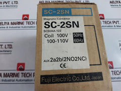 Fuji Electric Sc-2Sn (50) Magnetic Contactor 88310-00.039214 80A 100-110V 60Hz