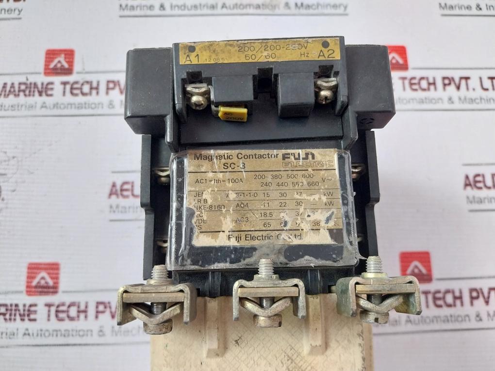 Fuji Electric Sc-3 Magnetic Contactor 200-220V 50/60Hz
