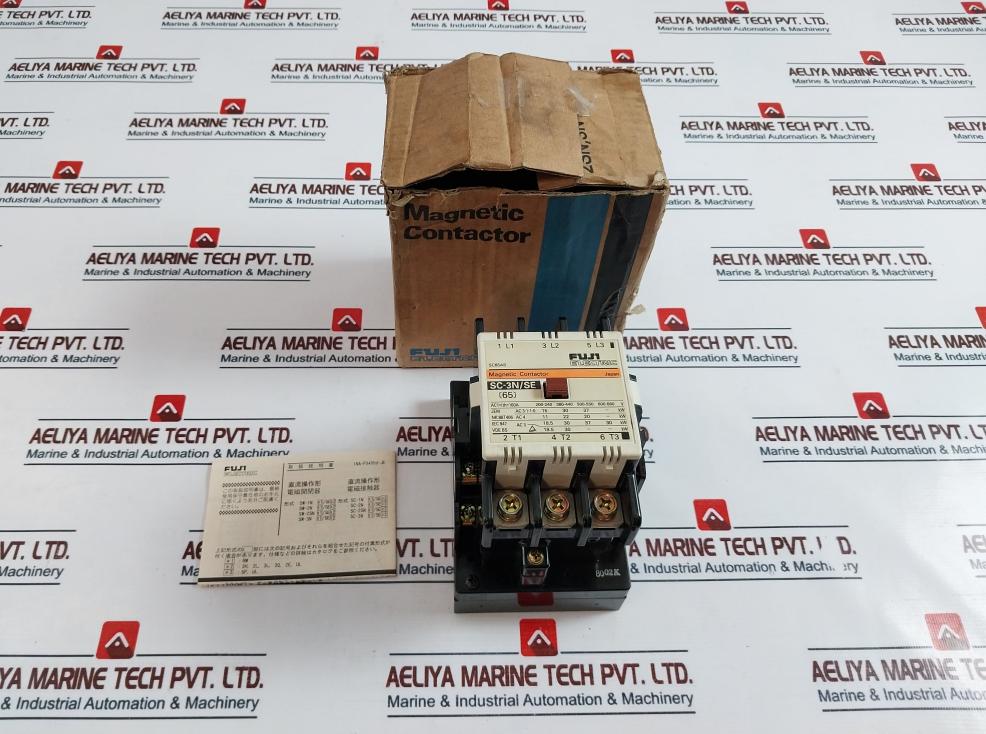 Fuji Electric Sc-3N/Se (65) Magnetic Contactor 882207A, 100A 24-25V 50/60Hz