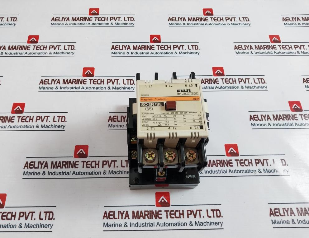Fuji Electric Sc-3N/Se (65) Magnetic Contactor 882207A, 100A 24-25V 50/60Hz