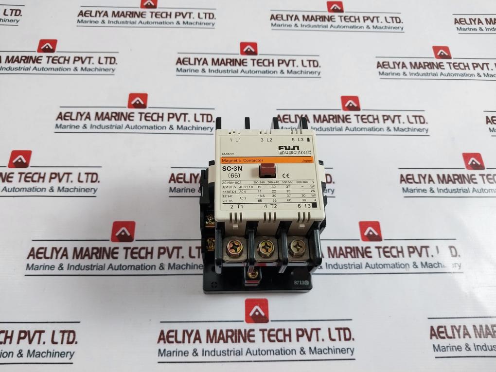 Fuji Electric Sc-3N (65) Magnetic Contactor 100A 380~400V 50Hz