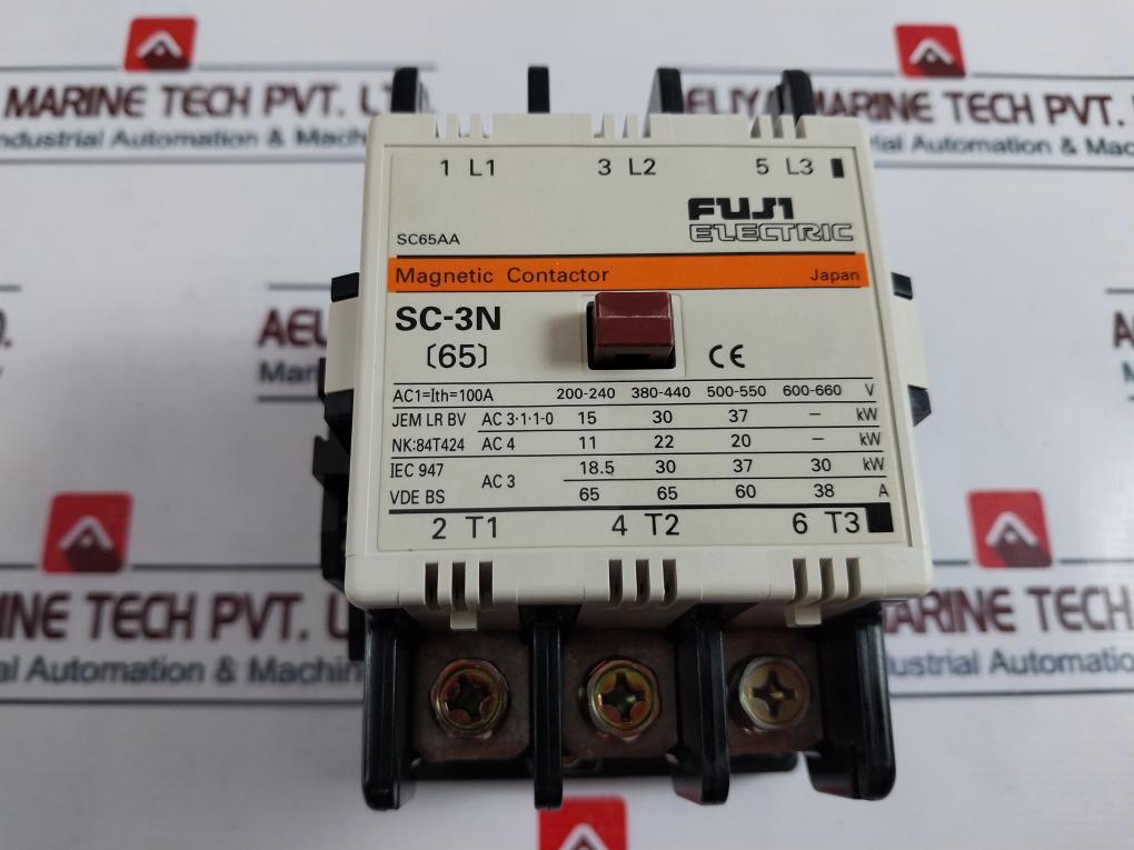 Fuji Electric Sc-3N (65) Magnetic Contactor 100A 380~400V 50Hz