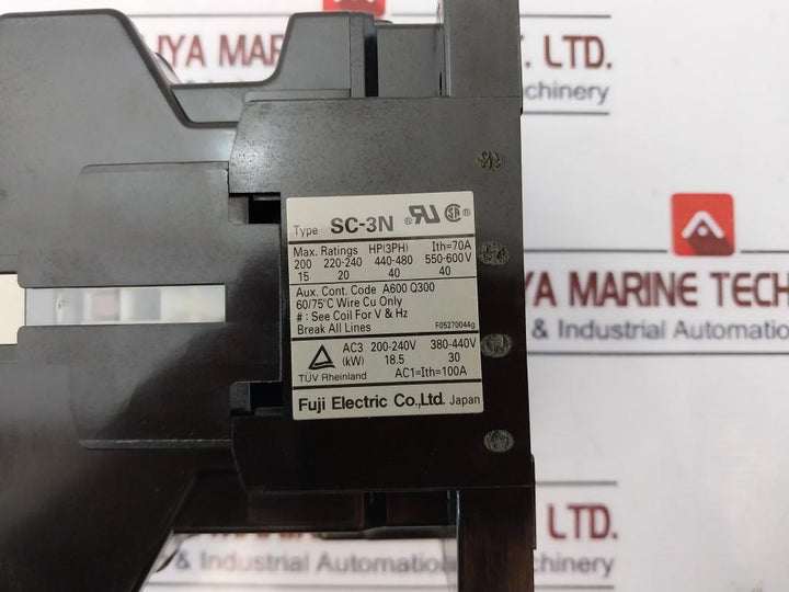 Fuji Electric Sc-3N (65) Magnetic Contactor 70A
