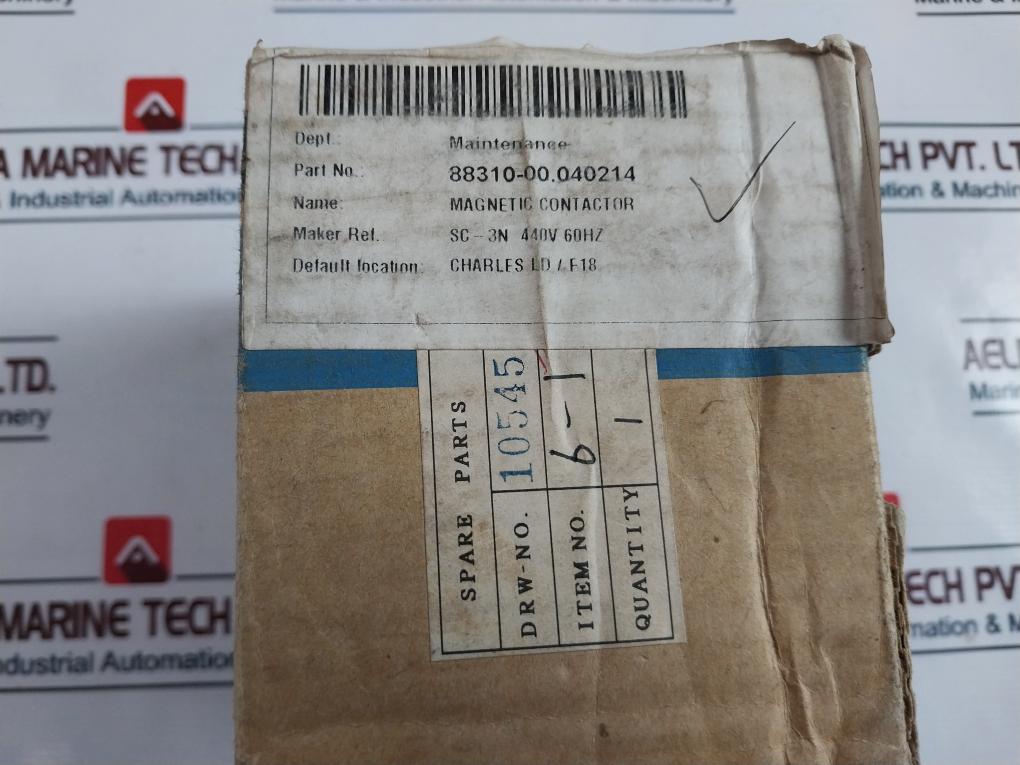 Fuji Electric Sc-3N (65) Magnetic Contactor 100A 380~400V 50Hz