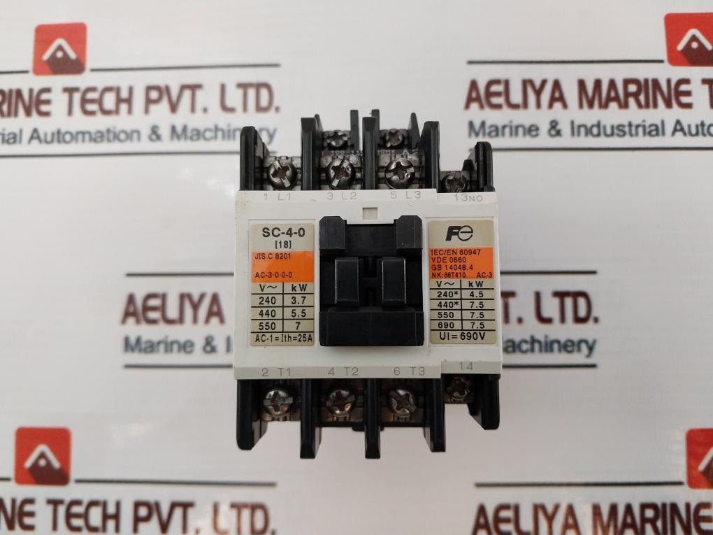 Fuji Electric Sc-4-0 Contactor 25A 690V