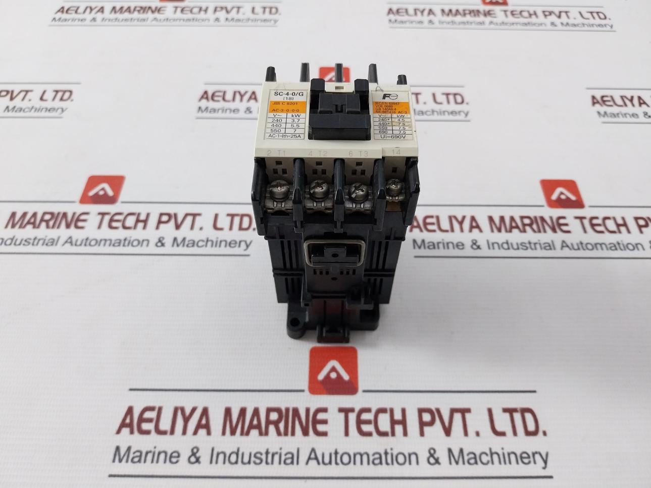 Fuji Electric Sc-4-0/G [18] Magnetic Contactor Gb 14048.4, 690V 25A Dc24V