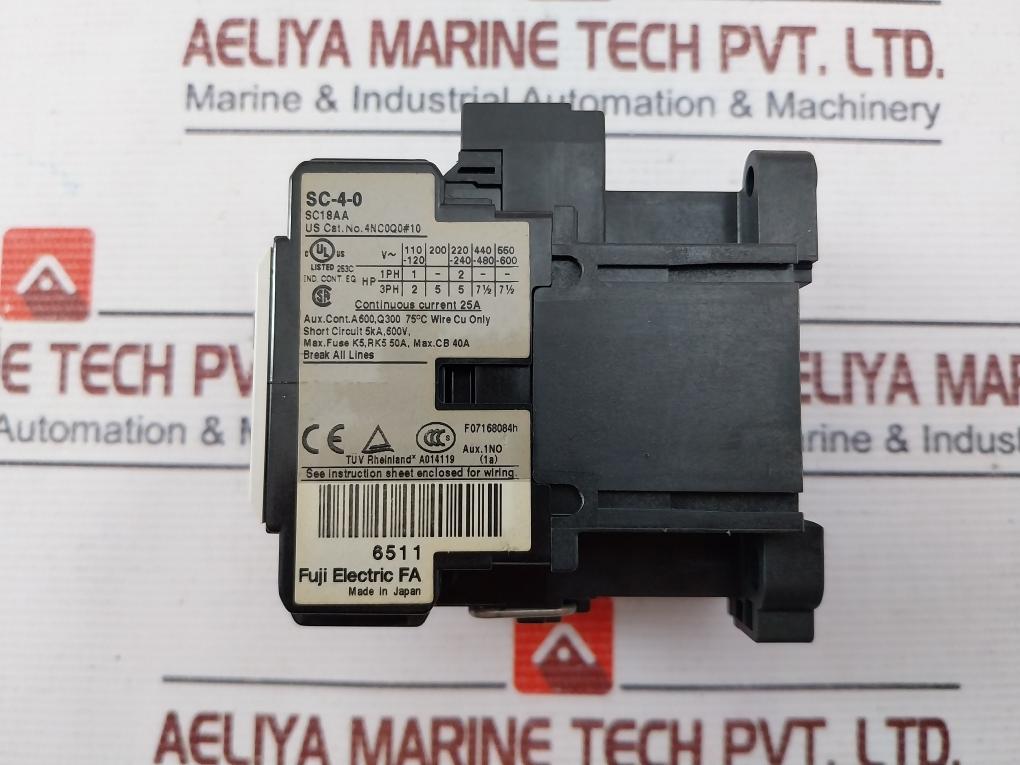 Fuji Electric Sc-4-0 Magnetic Contactor