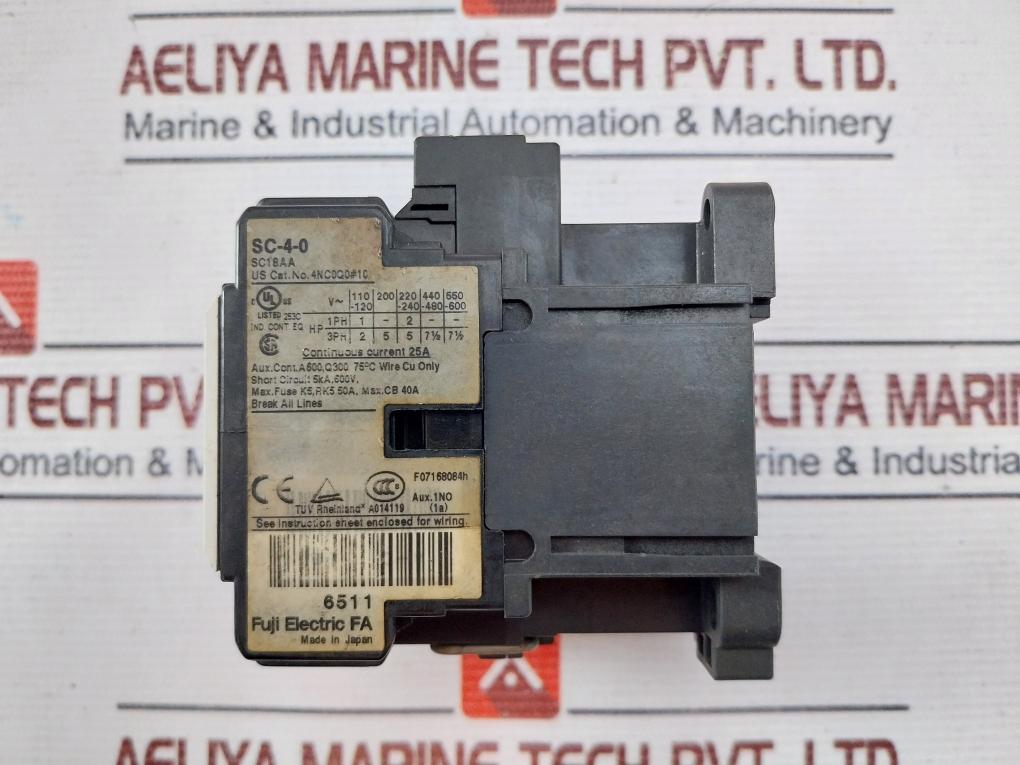 Fuji Electric Sc-4-0 [18] Magnetic Contactor 50/60Hz