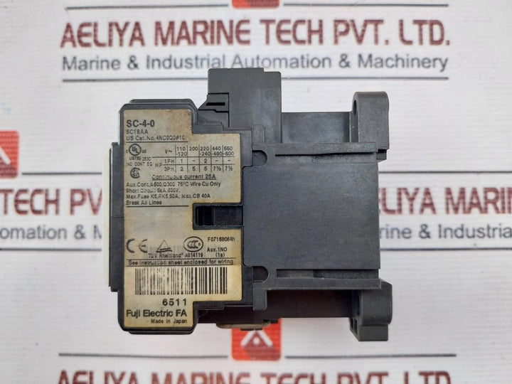 Fuji Electric Sc-4-0 [18] Magnetic Contactor 50/60Hz